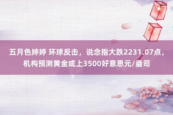 五月色婷婷 环球反击，说念指大跌2231.07点，机构预测黄金或上3500好意思元/盎司
