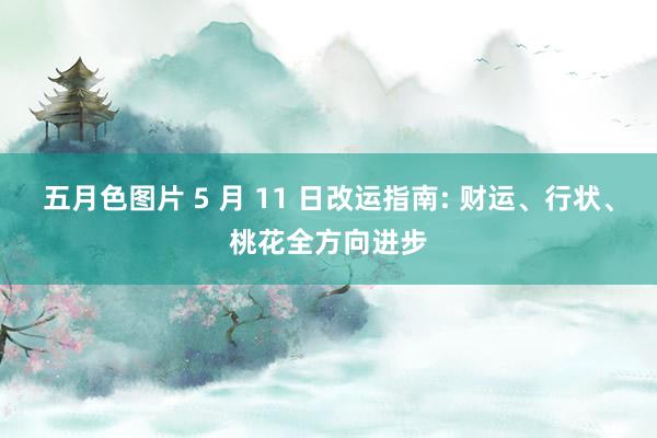 五月色图片 5 月 11 日改运指南: 财运、行状、桃花全方向进步